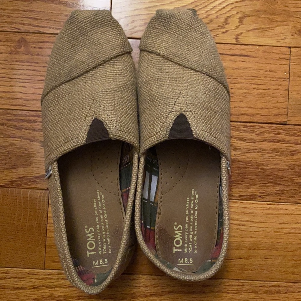🔥 Toms Mens Natural Size 8.5
